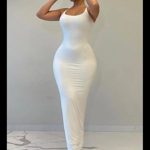 NWT ivory XS fashion nova maxi Ajay dress Bodycon dress formal dance ball bridal